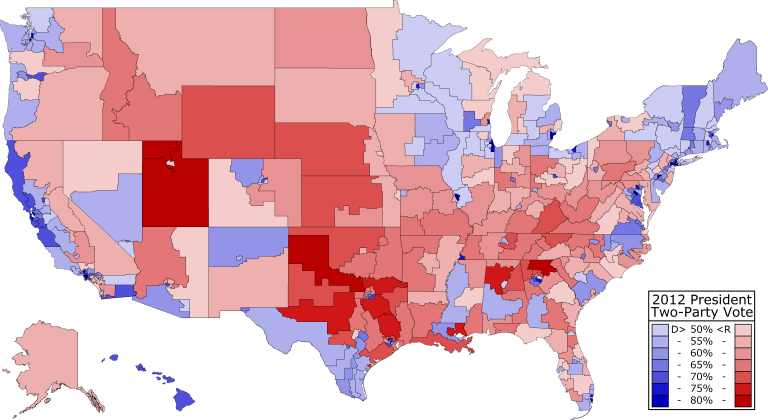 Non-Partisan_Map_by_2012_President